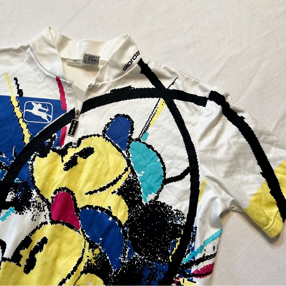 GIORDANA// Vintage Mickey Cycling Top